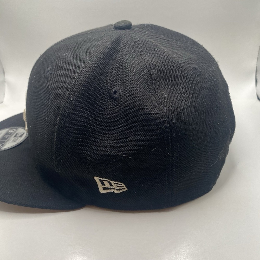 Los‎ Angeles Dodgers Hat Blackout New Era Black 9Fifty SnapBack Cleaned VGC - Picture 5 of 10
